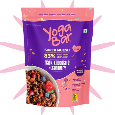 Dark Chocolate & Cranberry Muesli 400g