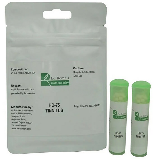 Dr. Romas Homeopathy HD-75 Tinnitus