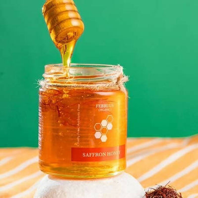 Februus Organics Pure Natural Saffron Honey