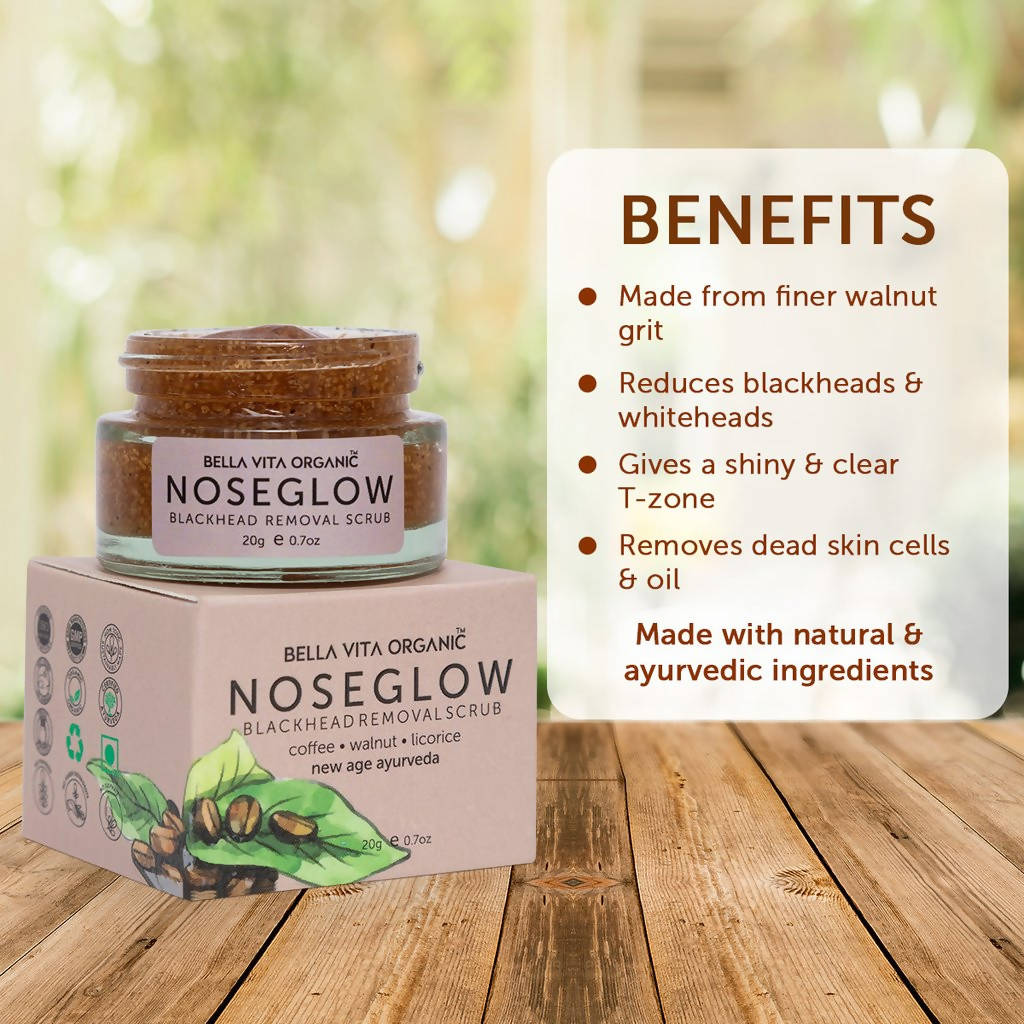 Bella Vita Organic Nose Glow Blackhead Removal Scrub