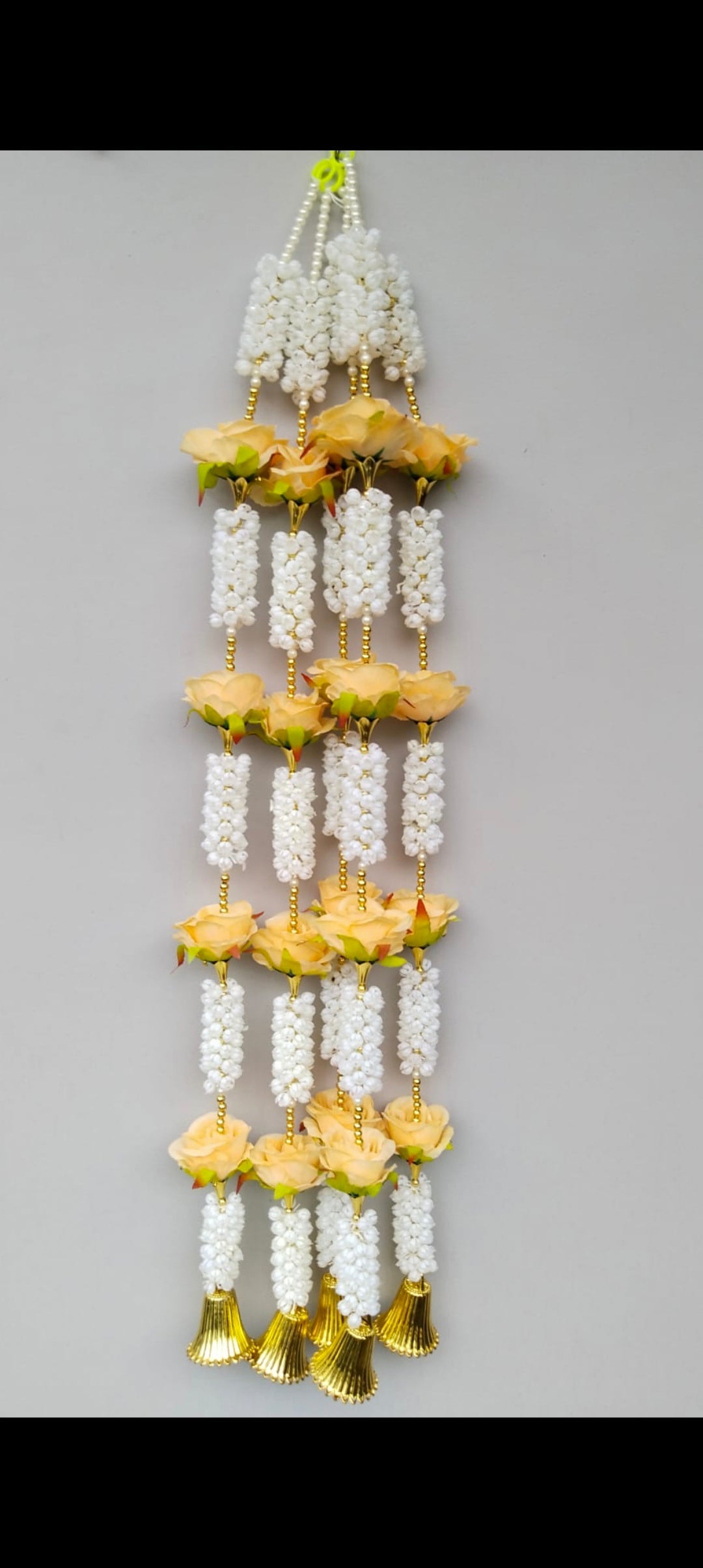 Handcrafted Mogra Flower Bandarwaar Long Hanging Toran