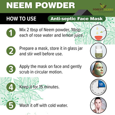 Forest Herbs Neem Hair & Face Care Powder
