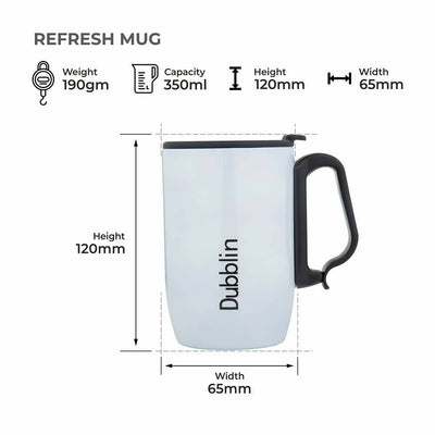 Dubblin Refresh Stainless Steel Mug