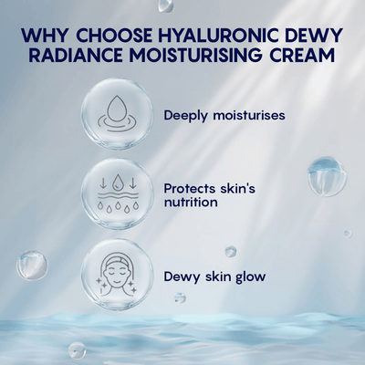 AHC Hyaluronic Dewy Radiance Face Moisturizer Cream - Korean skincare