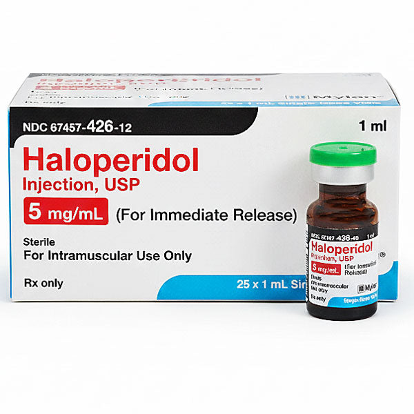 Haloperidol Injection 5 mg/mL Single Dose Vials for Intramuscular Use EACH (RX)