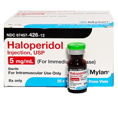 Haloperidol Injection 5 mg/mL Single Dose Vials for Intramuscular Use EACH (RX)