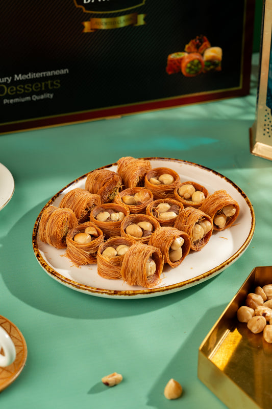 Gourmet Baklava Crescent Gift Box Of Assorted Nest Baklava