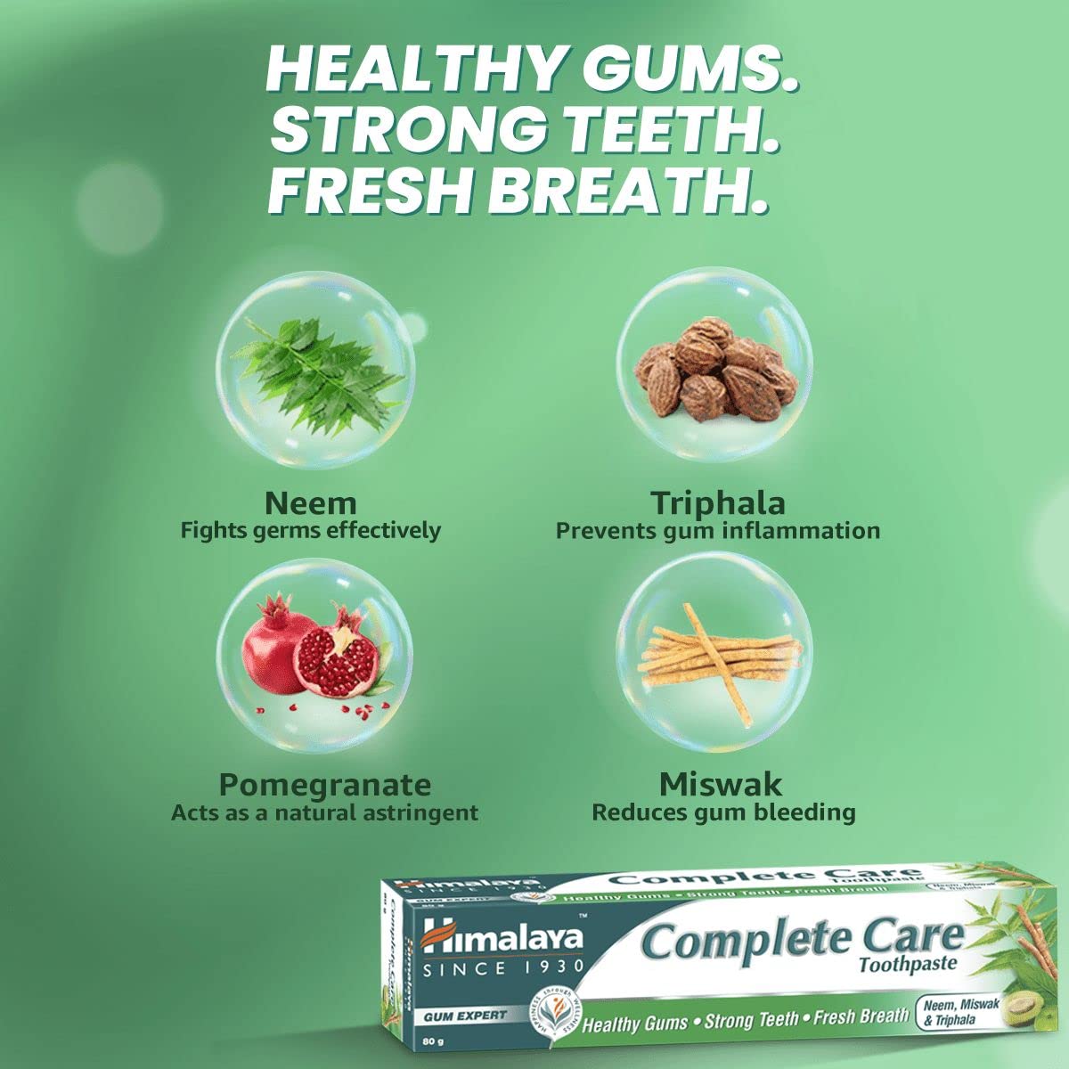 Himalaya Complete Care Toothpaste, For Healthy Gums & Strong Teeth