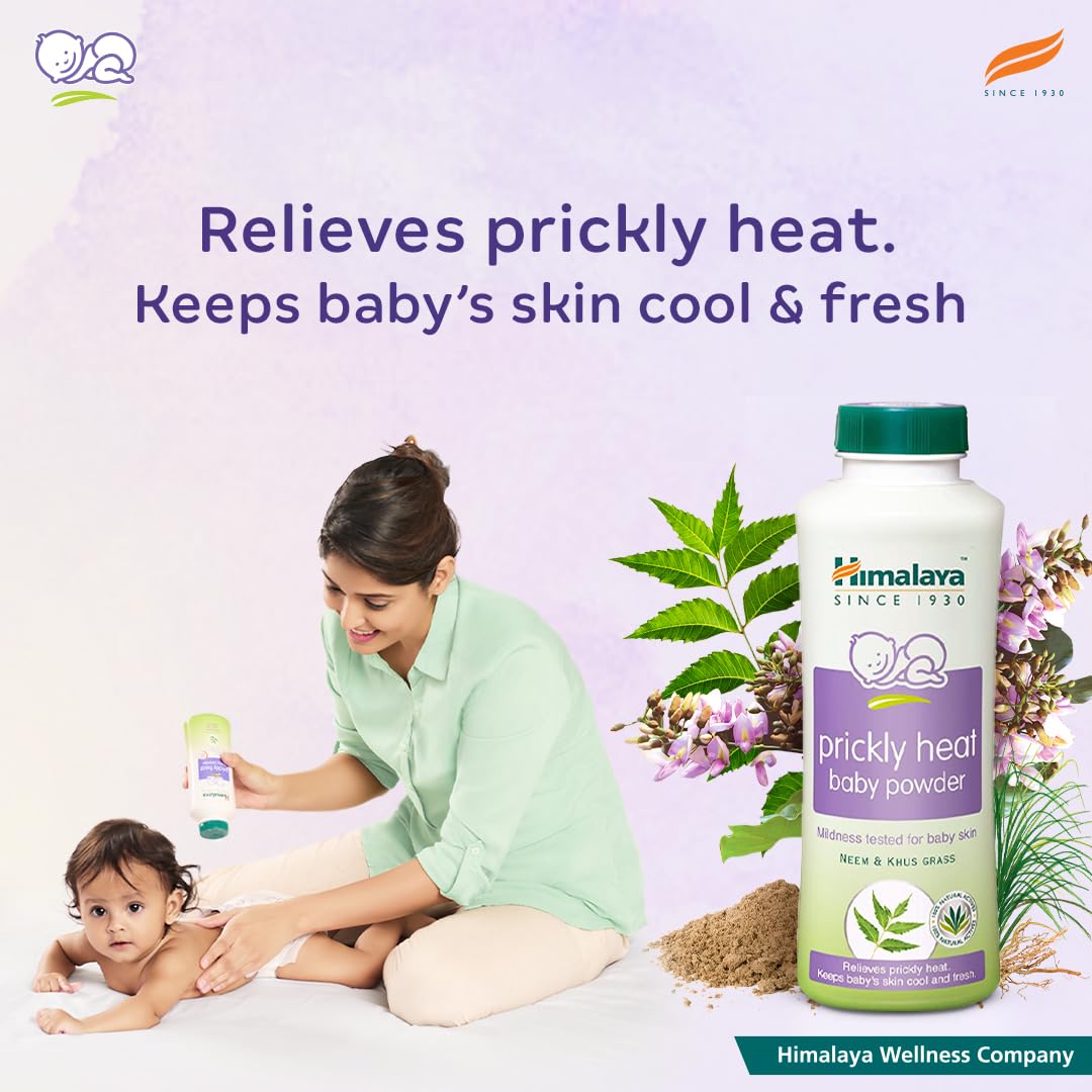 Himalaya Prickly Heat Baby Powder with Neem and Yashada Bhasma