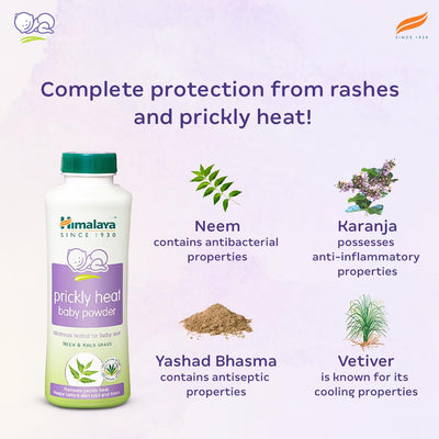 Himalaya Prickly Heat Baby Powder with Neem and Yashada Bhasma