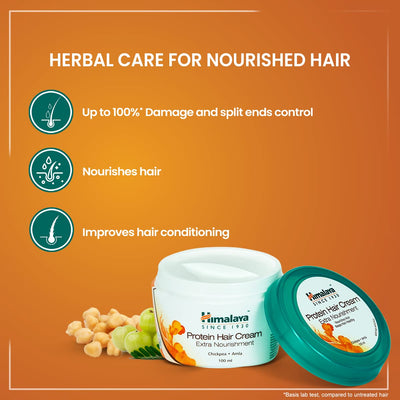 Himalaya Protein Hair Cream, Keeps Hair Healthy (100 ml)
