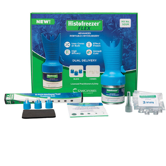 Histofreezer Flex Cryosurgery Kit with 30 Buds and 40 Cones