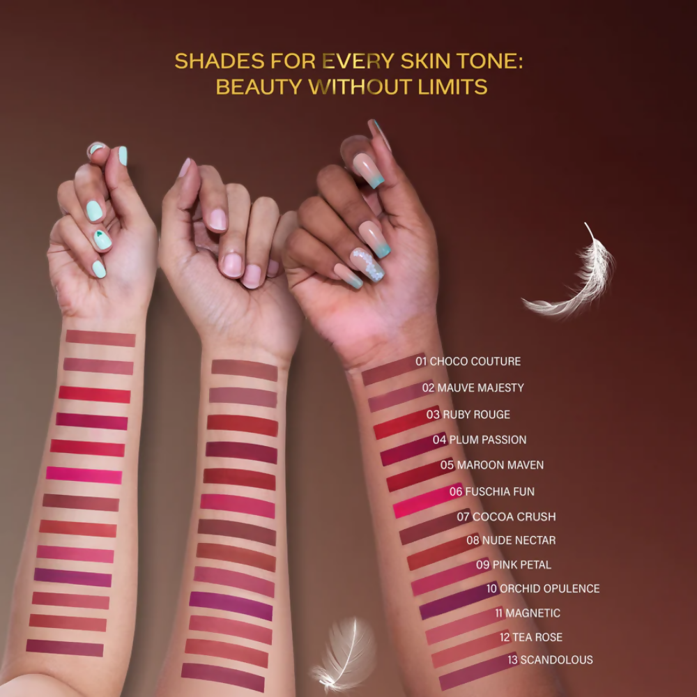 Faces Canada Comfy Matte Wow Liquid Lipstick - Maroon Maven 05