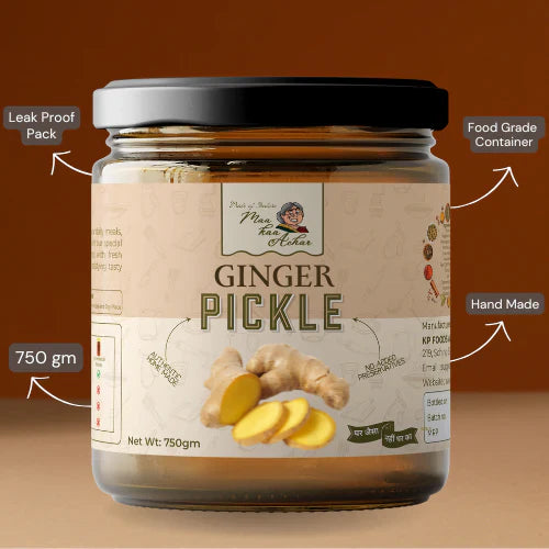 Maa kaa Achar Home Made Ginger Pickle - 350 gms