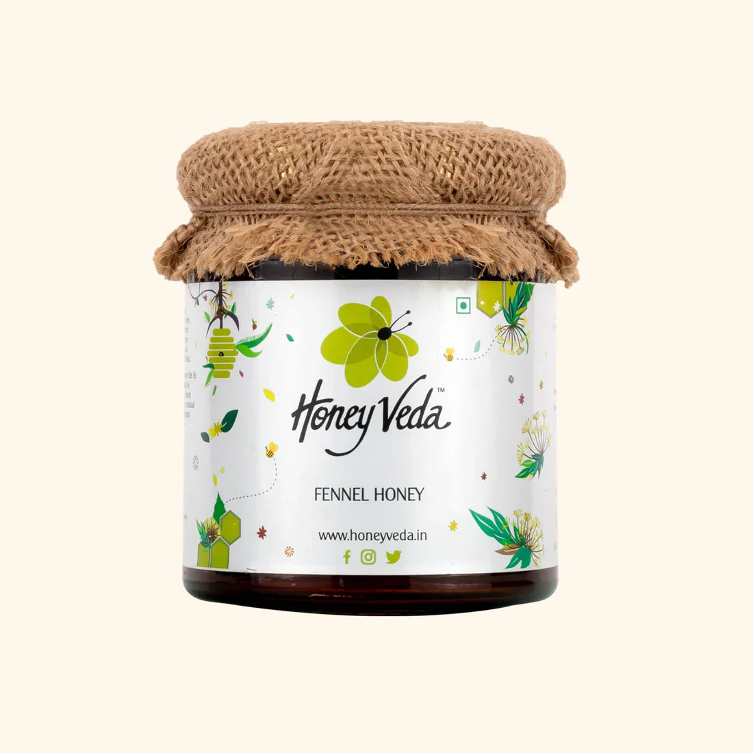 Honey Veda Fennel Farm Honey - 500 gms