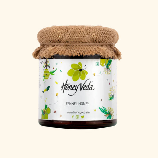 Honey Veda Fennel Farm Honey - 500 gms
