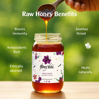 Honey Veda Jamun Honey - 500 gms