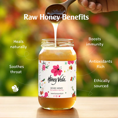 Honey Veda Lychee Orchard Honey - 500 gms