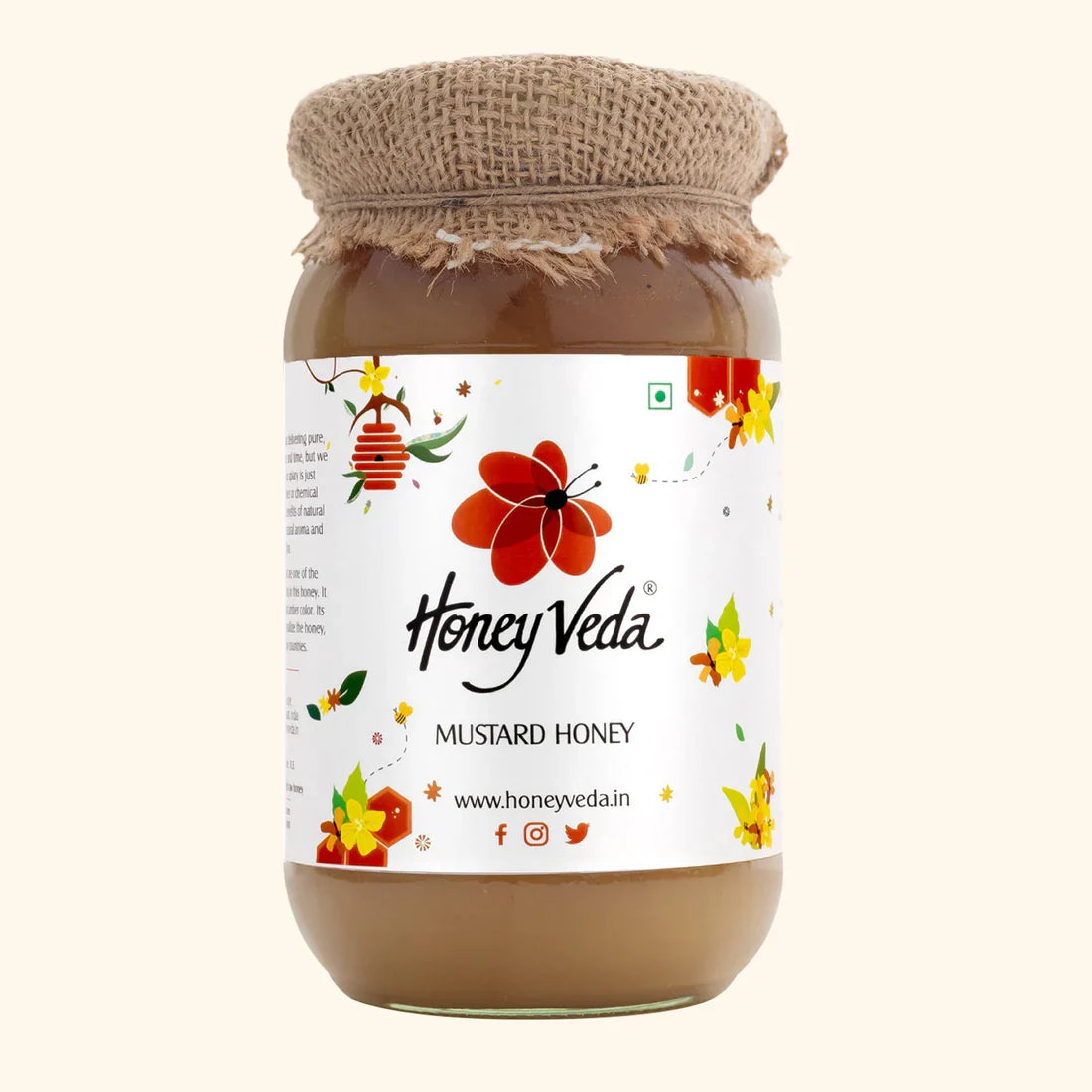 Honey Veda Mustard Farm Honey - 500 gms
