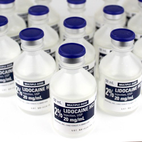Lidocaine 2% Injection 50 mL Multiple-Dose Vials Hospira 25/Pack (Rx) Exp 12/31/26