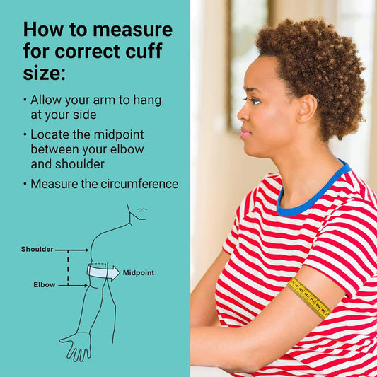Manual Blood Pressure Monitor with Digital Screen witn  Large Blood Pressure Cuff, One-Click Operation, Irregular Heartbeat Detection