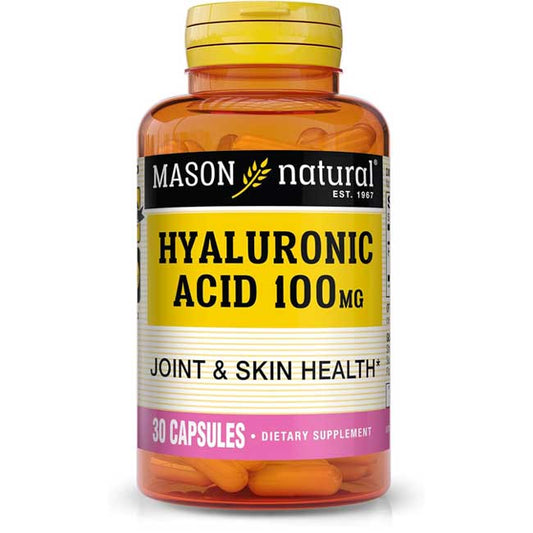 Hyaluronic Acid 100 mg Supplement for Joint, Hair, Skin Anti-Aging, 30 Count