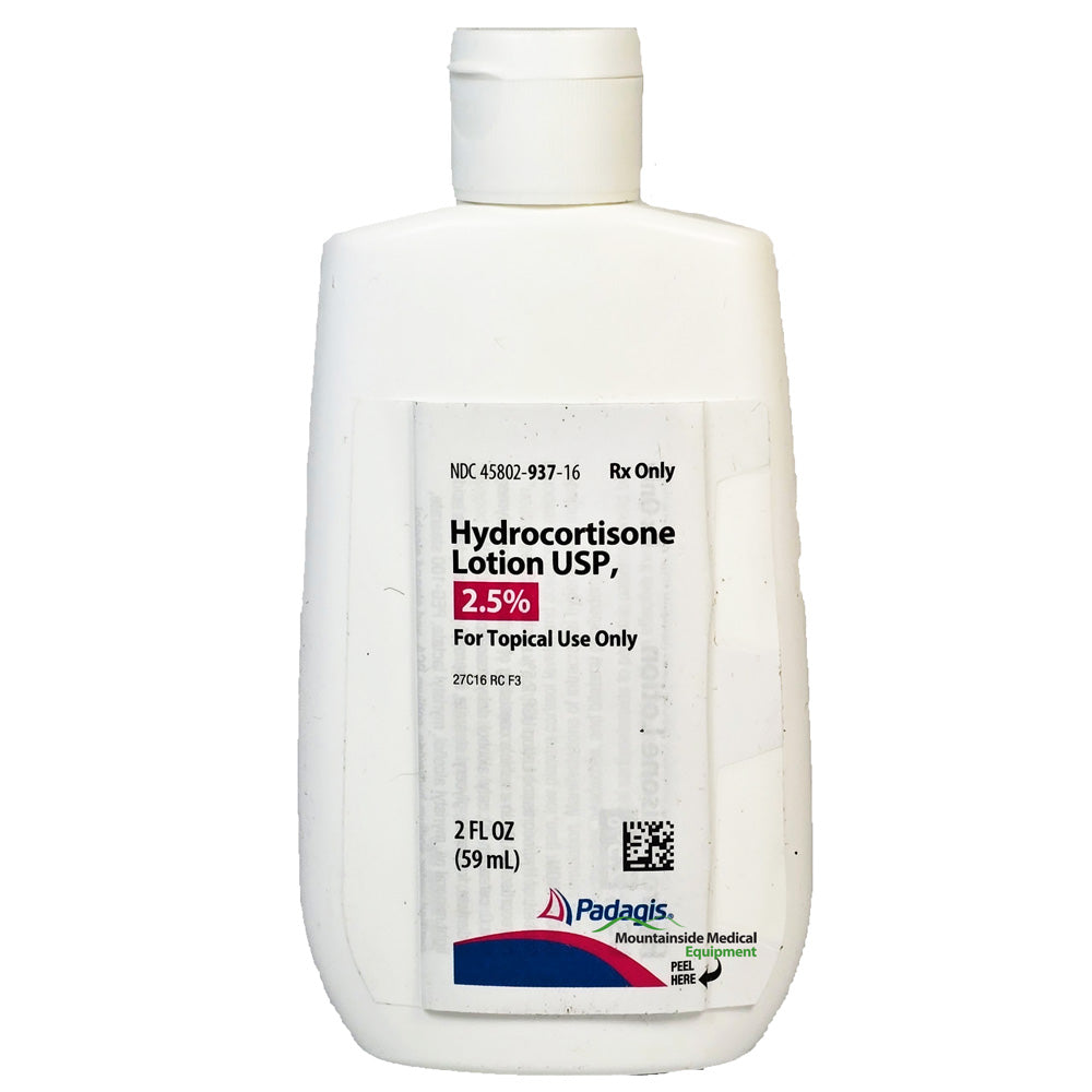 Hydrocortisone 2.5% Lotion by Padagis 59 mL Bottle (Rx)