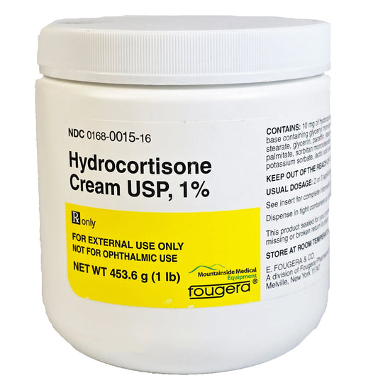 Hydrocortisone Cream 1% Anti-Itch 454 gram Jar (Rx)