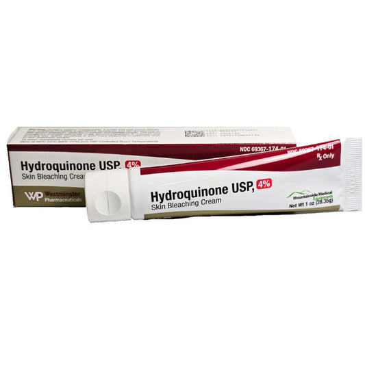 Hydroquinone Cream 4% Skin Lighting Cream (Dark Spot Cream) (Rx)
