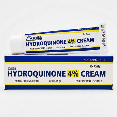 Hydroquinone Cream 4% Skin Lightening Cream, Dark Spot Remover (Rx)