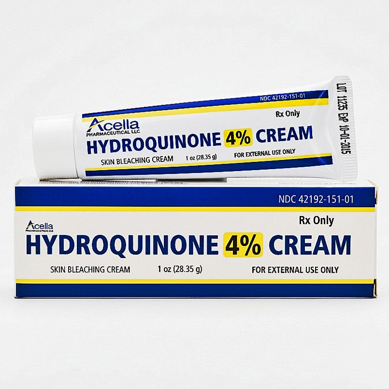 Hydroquinone Cream 4% Skin Lightening Cream, Dark Spot Remover (Rx)