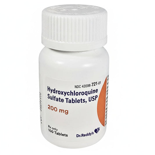 Hydroxychloroquine Sulfate Tablets 200 mg by Dr. Reddy 100 Count (Rx)