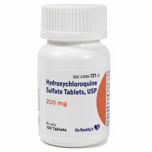 Hydroxychloroquine Tablets 200 mg by Dr. Reddy 100 Count (Rx)