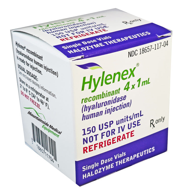 Hylenex Injection, Hyaluronidase Injection Enzyme 150 Unit Dose - SINGLE VIAL   (Rx) * Refrigerated