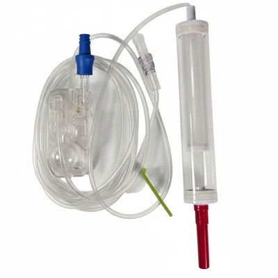 Primary PLUM Blood IV Set, Secondary Port, 200 Micron Filter, Secure Lock, 110 inches Long 48/Case