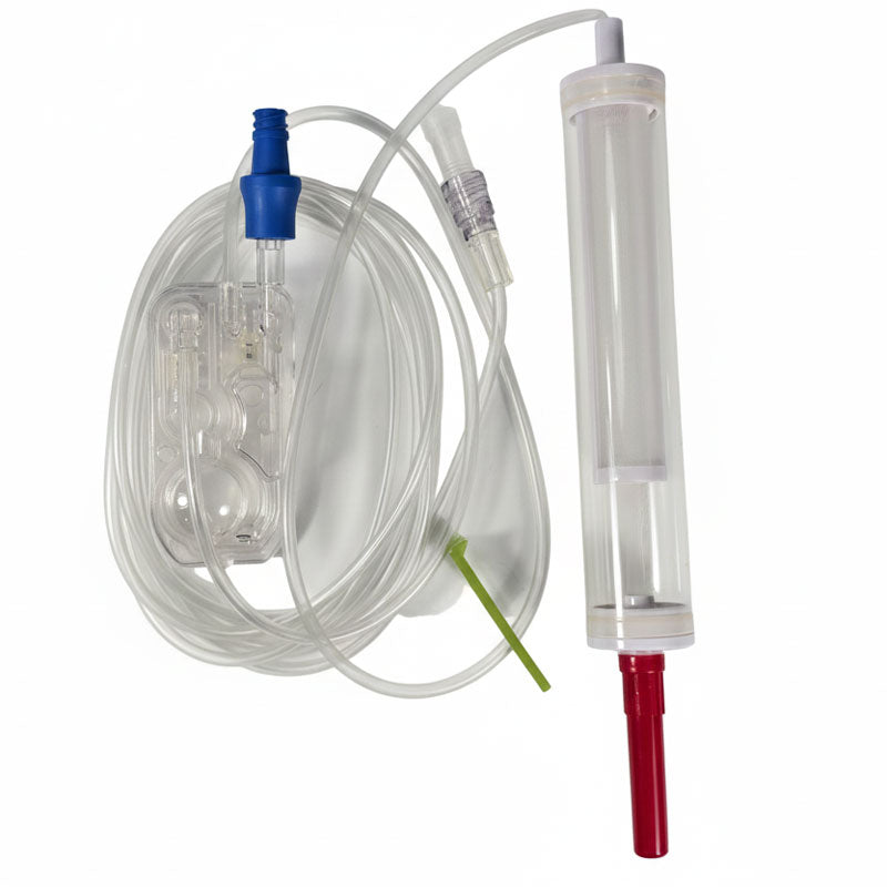 Primary PLUM Blood IV Set, Secondary Port, 200 Micron Filter, Secure Lock, 110 inches Long 48/Case