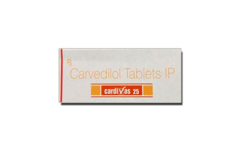 Cardivas 25 mg (30 Tablets)