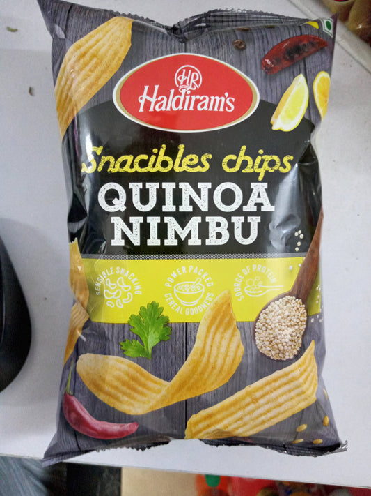 Haldiram Snacibles Chips Quinoa Nimbu, 55gm