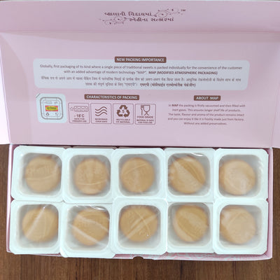Das Pendawala Gokul Peda (Cow Milk) – 500 gms | Premium Milk Sweets | Individually Packed for Freshness
