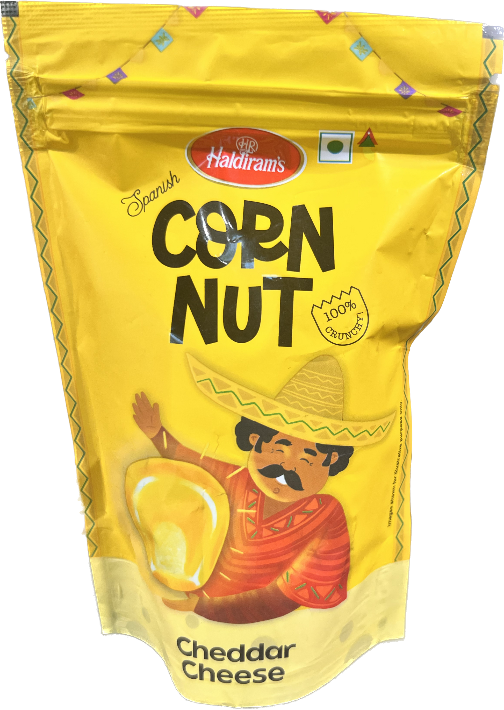 Haldiram Roasted Spanish Corn Nut Cheese, 110 g