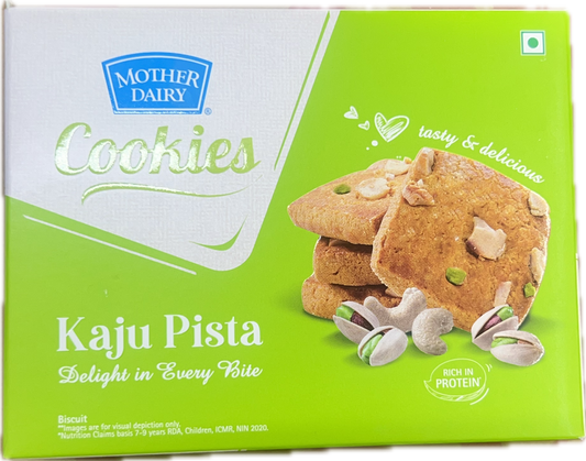 4x Mother Dairy Kaju Pista Cookies - 150g - Pack of 4