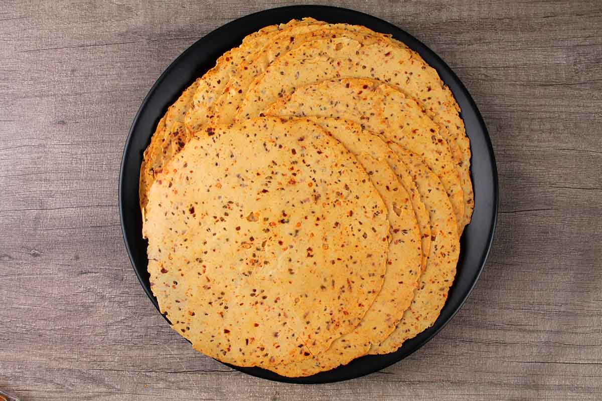 Ganesh Gruh Udyog Chana Masala Papad - 500 gms