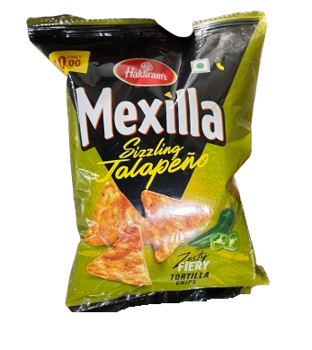 50x Haldiram Mexilla Sizzling Jalapeno - 42g each - Pack of 50