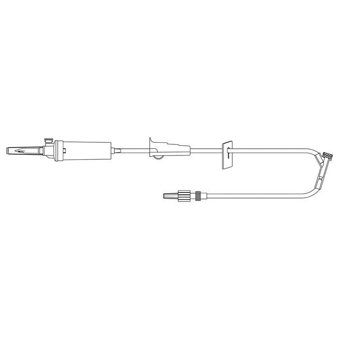 IV Administration Set MedStream Gravity 1 Port, 20 Drops without Filte ...