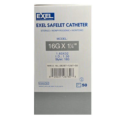IV Catheter Needles by Exel, 50 Per Box