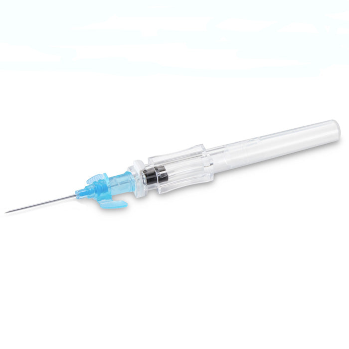 IV Catheters  22 gauge x 1" Prevent R Shielded with Button Retracting Safety Needle, 50/Box