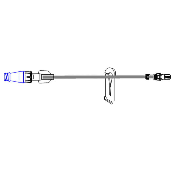 IV Extension Set Needle-Free Port Small Bore 7.5 Inch Tubing