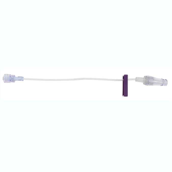 IV Extension Set Pressure Infusion Rotating Adapter, Small Bore 7" Tubing with Filter 50/Case