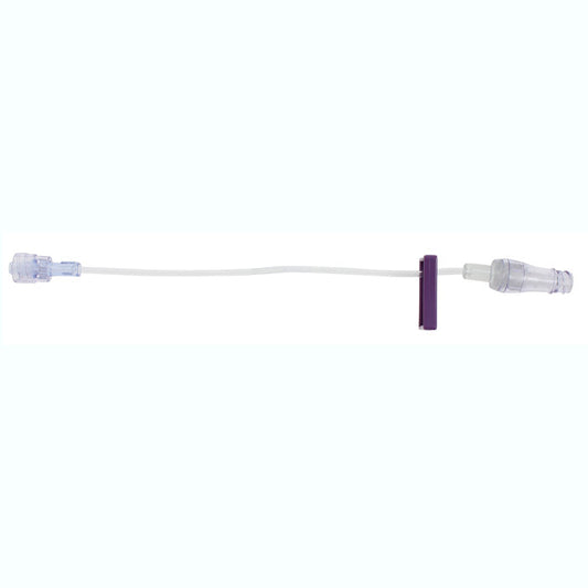 IV Extension Set Pressure Infusion Rotating Adapter, Small Bore 7" Tubing with Filter 50/Case
