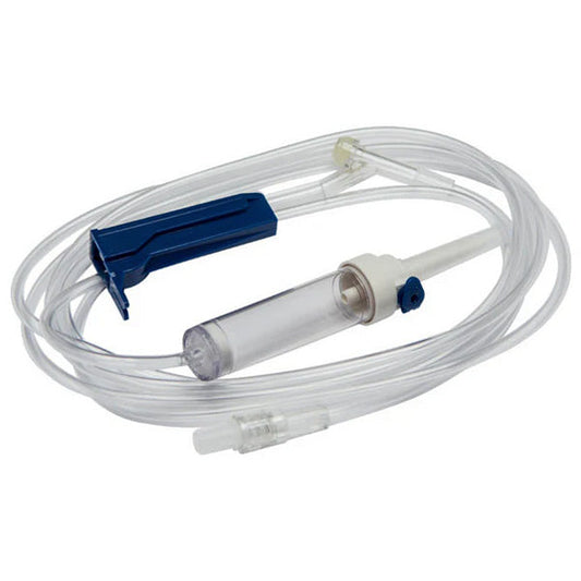 IV Administration Set 20 Drop with Y-Port Injection Sites, 92" Length